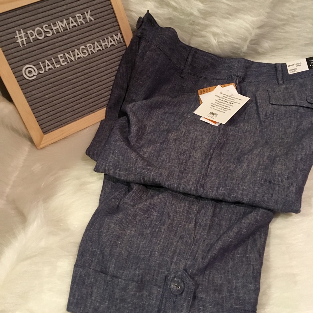 Studio 1940 marissa crop pants 14